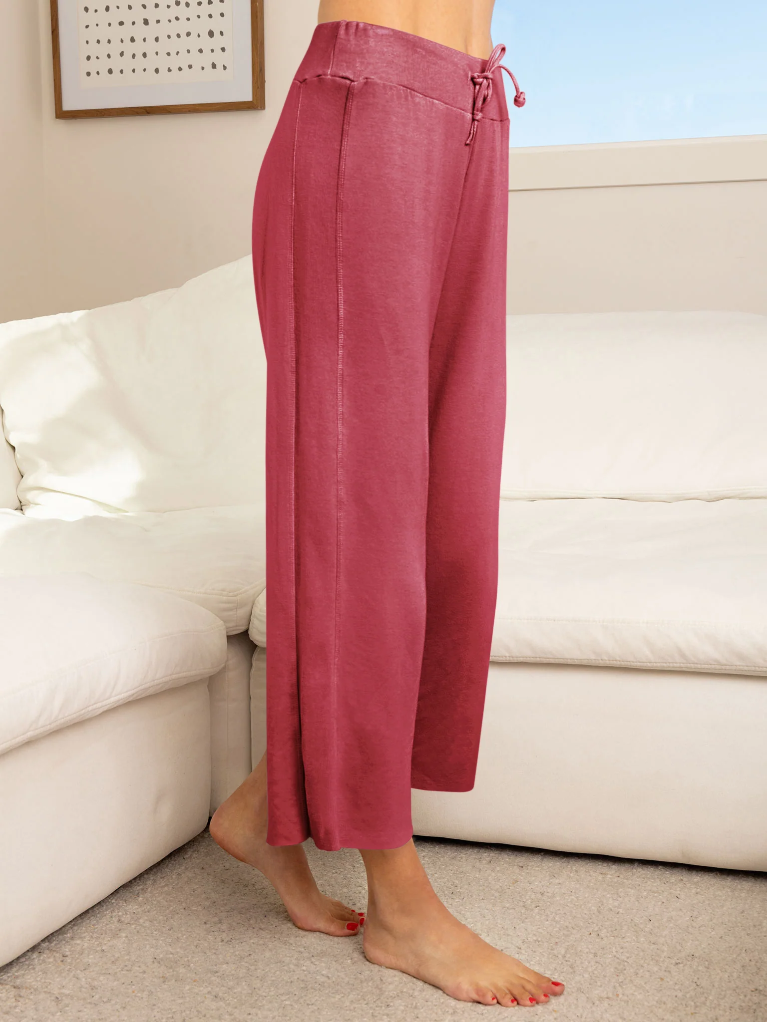 Lush Fleece Cropped Pant - Image 11